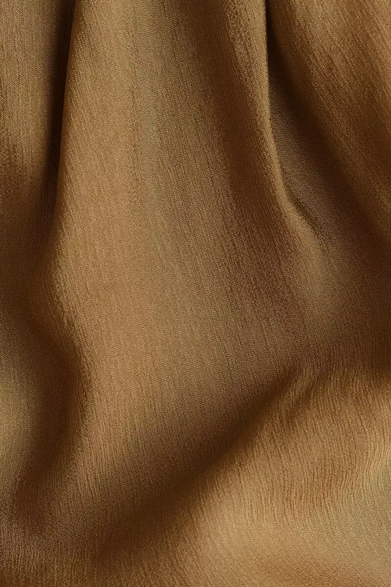 Twist-detail wrap skirt