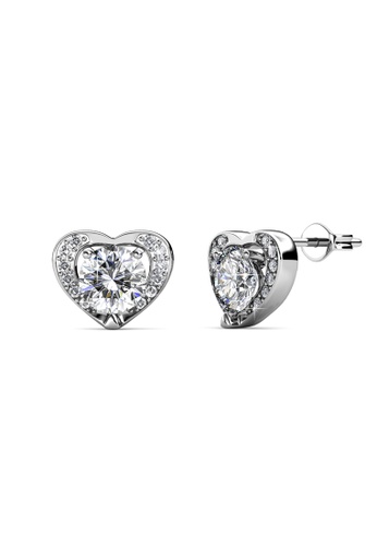 Her Jewellery silver Her Jewellery Forever Earrings with Premium Grade Crystals from Austria HE581AC0RDQSMY_1