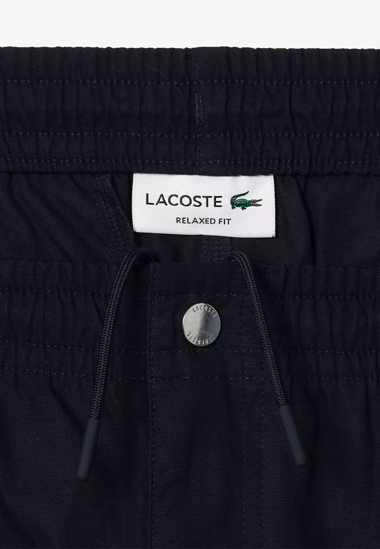 Relaxed Fit Cotton Poplin Elasticated Shorts