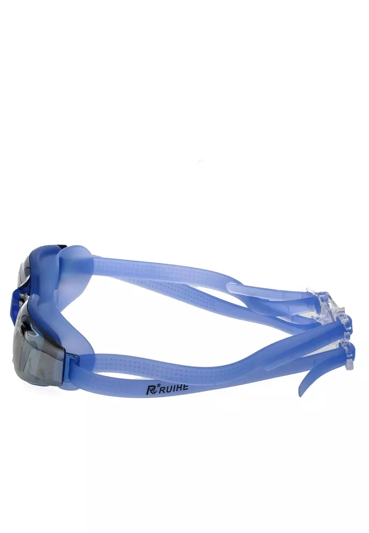 Qanic Kacamata Renang Anti Fog UV Protection Dewasa Perfect Design Lens Material PC ORIGINAL - Blue