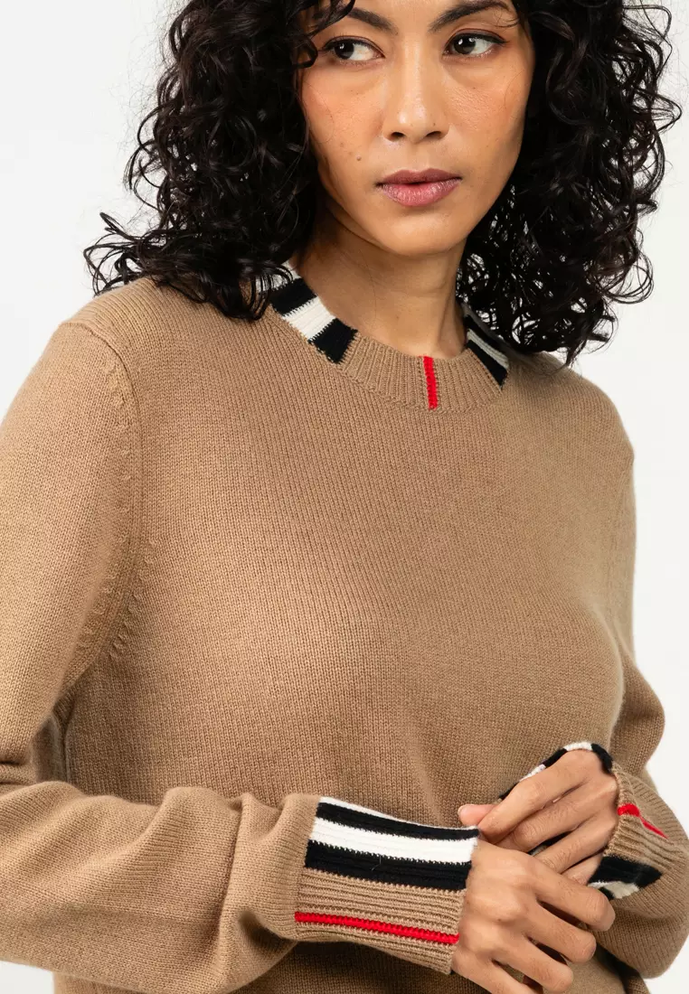 Eyre Check Detail Sweater (nt)