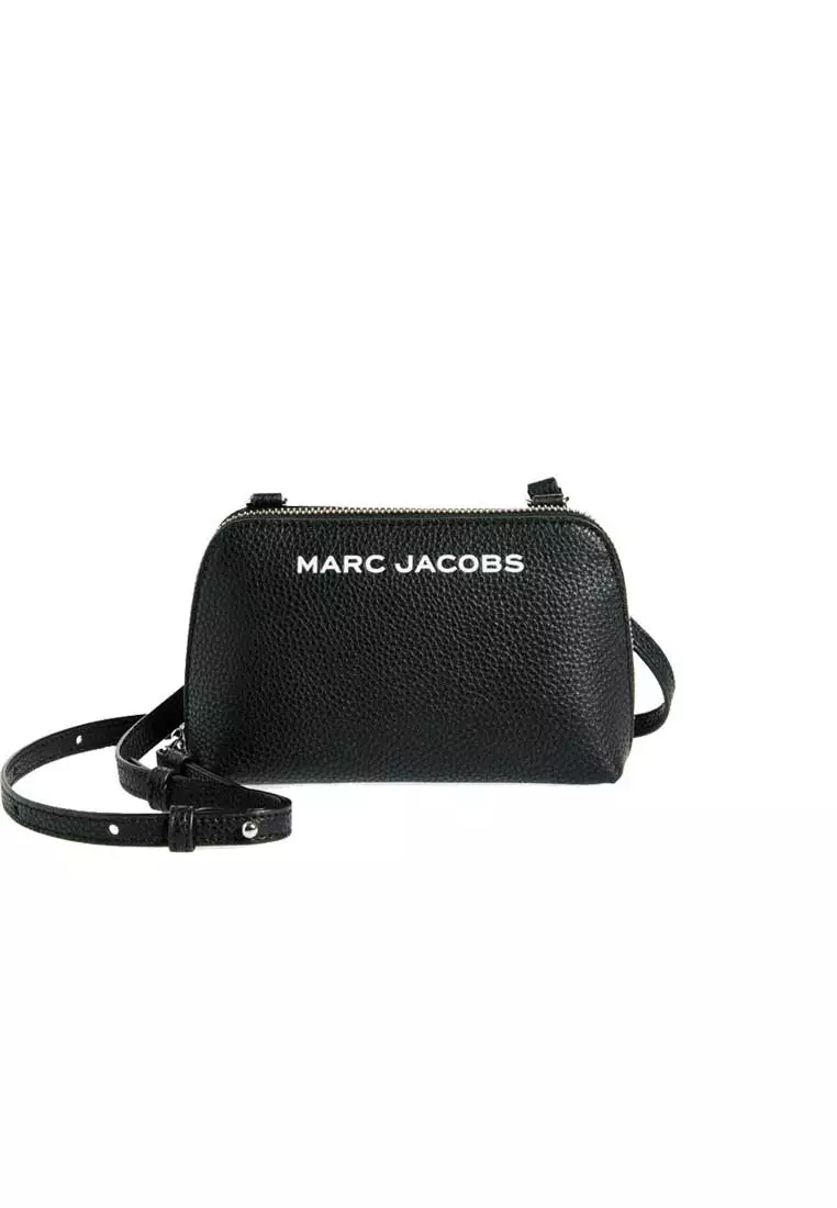 Buy Marc Jacobs Bold Grind Leather Small Crossbody Pouch Black