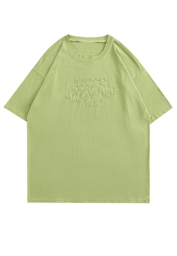 Twenty Eight Shoes green Trend Embroidered Short T-shirt HH1165 ECCA1AAE2DF8FFGS_1