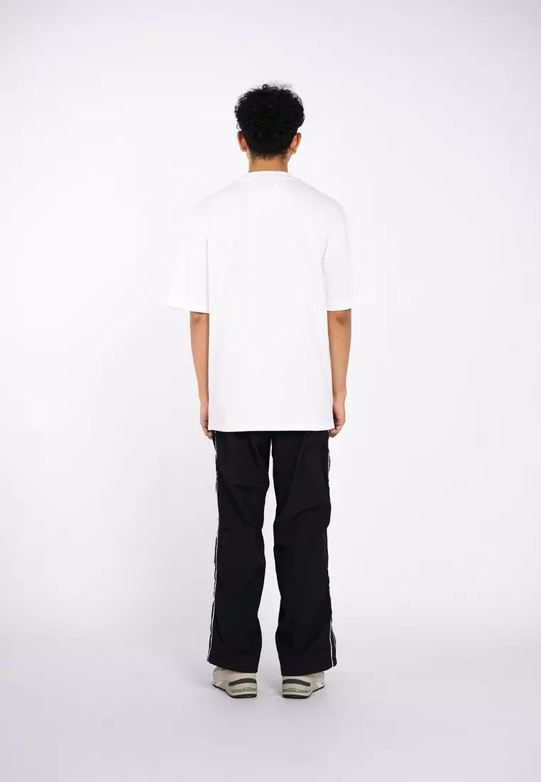 Moutley Men's T-Shirt Short Sleeve Oversized Fit Cotton 16s Nourish OL-060725