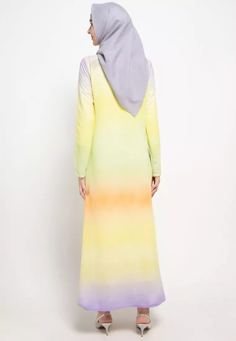 Freda Maxi Dress Shaded Dress In Purple