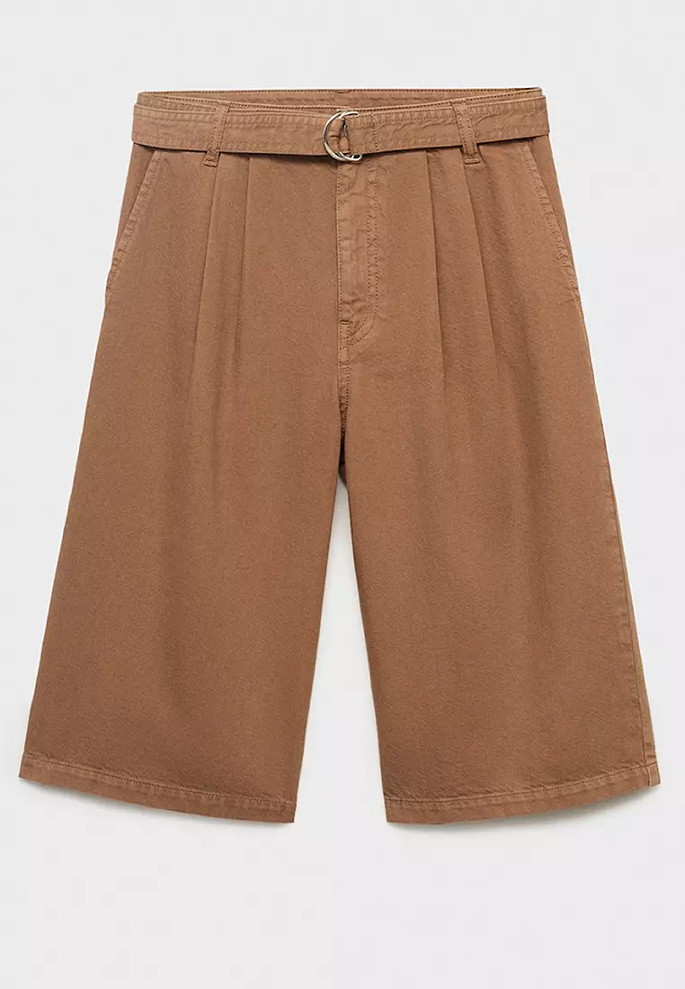 Denim Jorts With Belt