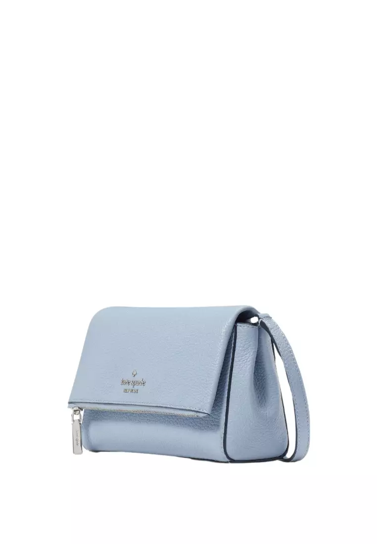 Leila Mini Zip Crossbody Muted Blue 