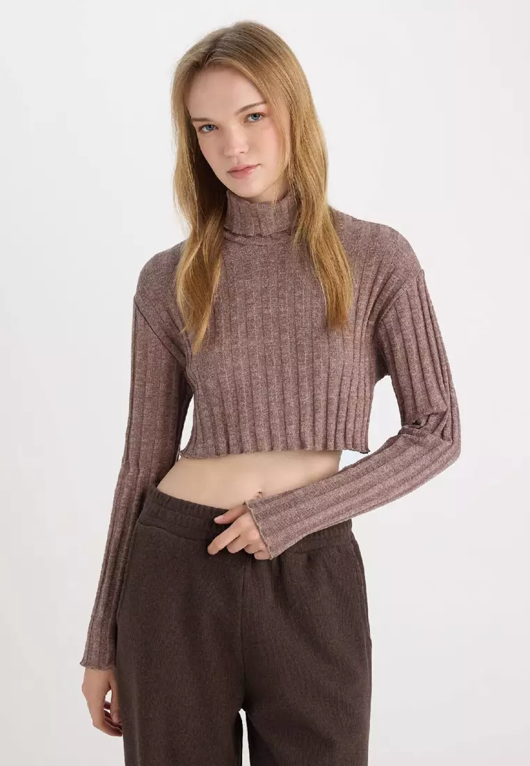 Turtleneck Crop Top