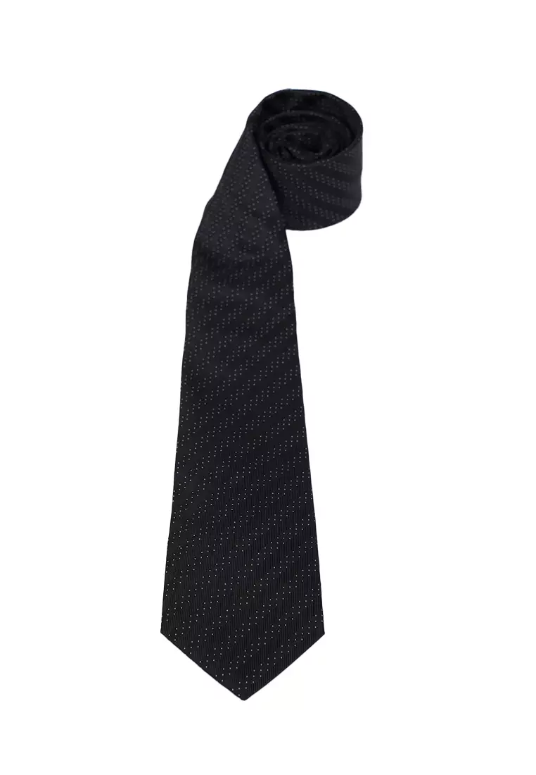 Stripe Tie Black