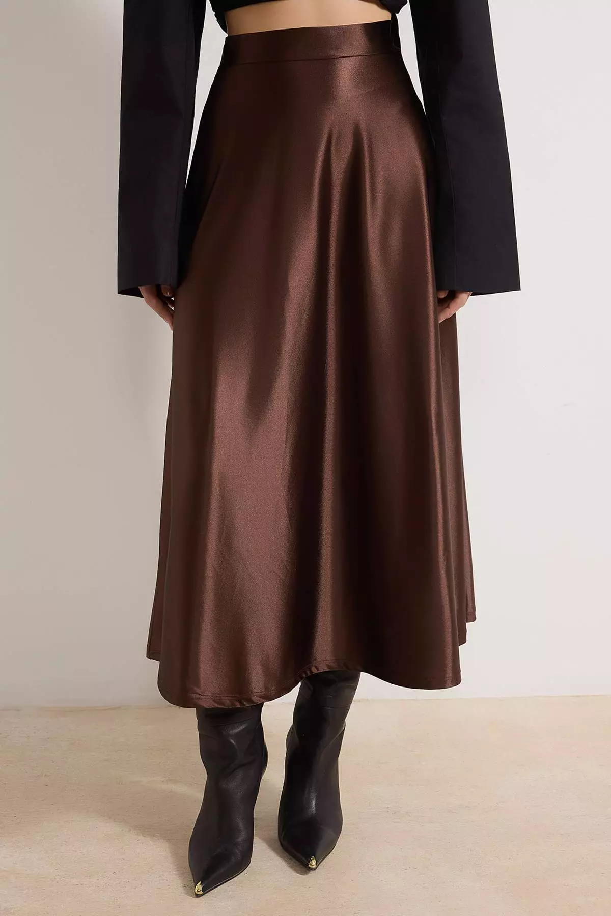 Dark Brown Skirt Twoaw25Et111