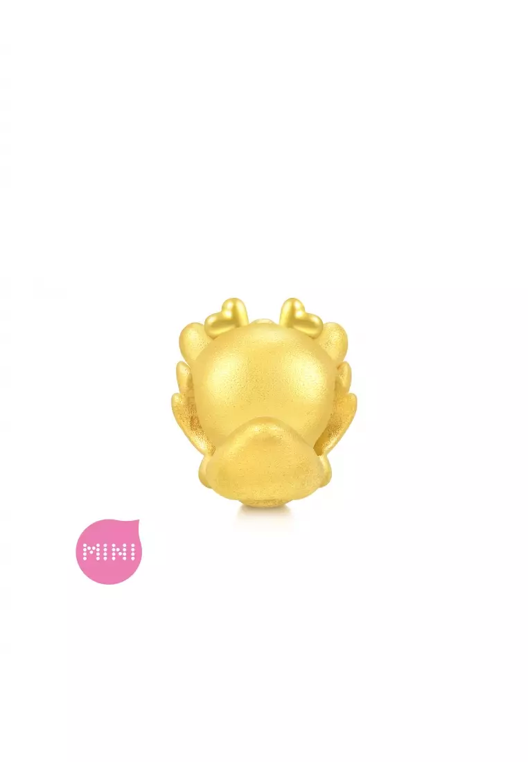 Charme 999 24K Gold Chinese Zodiac Dragon Charm 93695C (Bracelet not included)