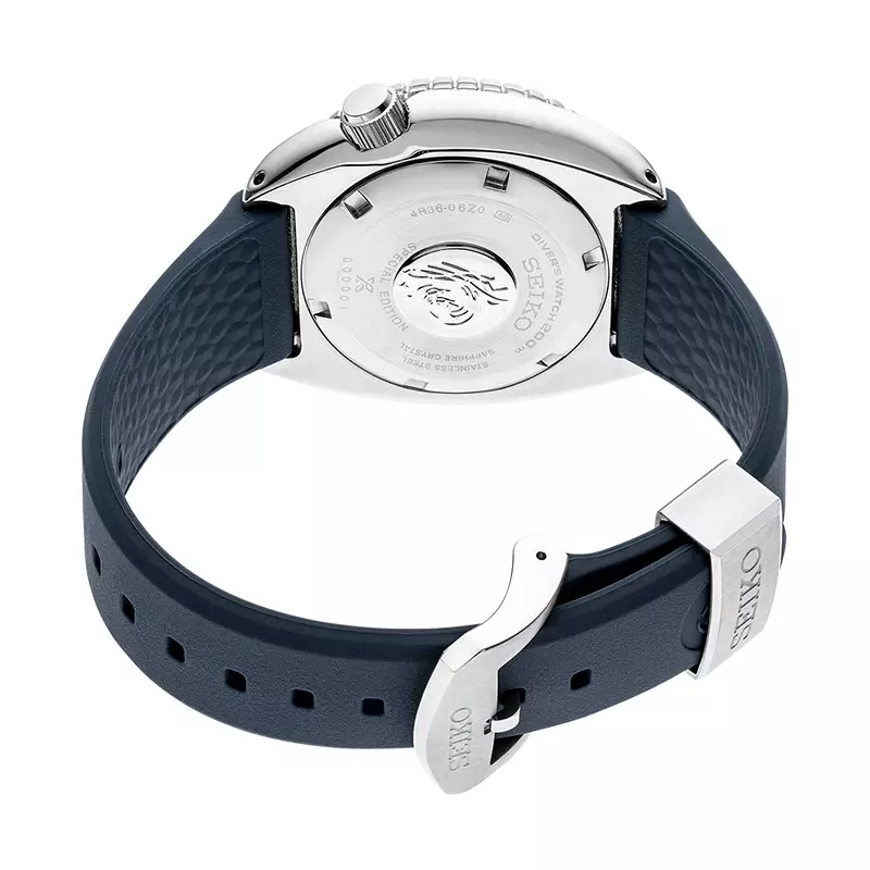 Jam Tangan Pria Seiko Prospex SRPF77K1 King Turtle Dark Manta Ray Save The Ocean Rubber Strap Special Edition