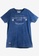 Freego blue Indigo Dyed Graphic T-shirt E0DCBAA592522AGS_1