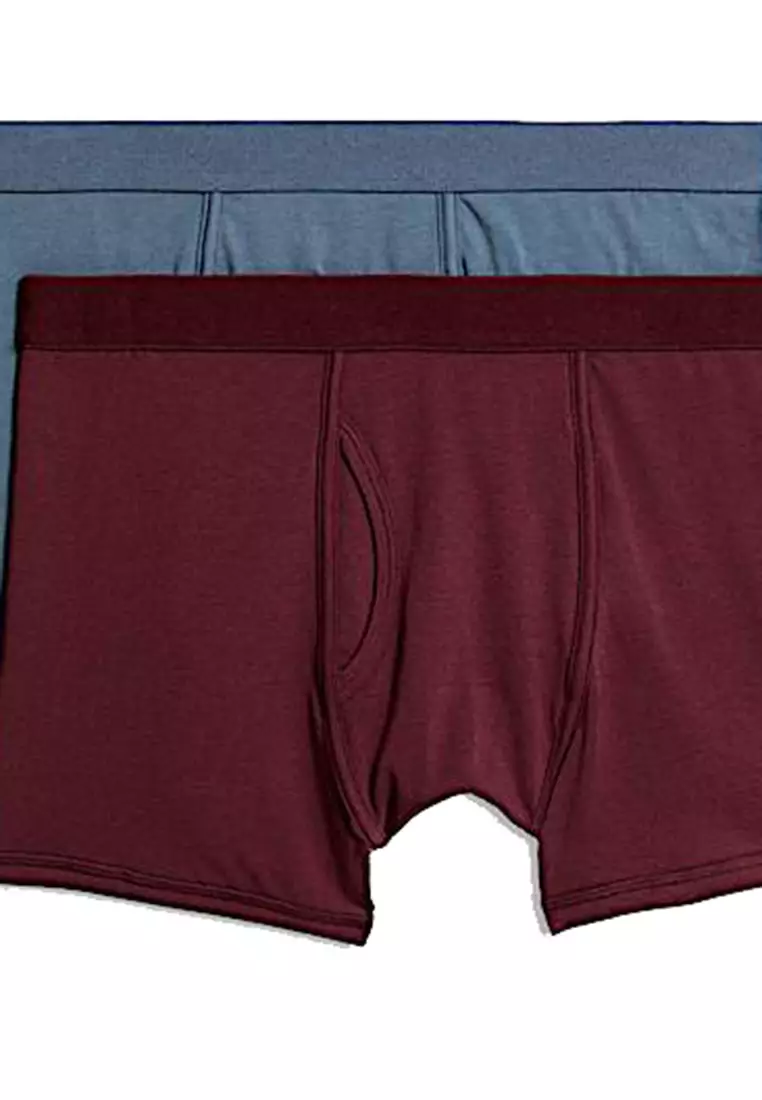 5pk Cotton Stretch Cool & Fresh Trunks