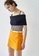 iROO orange Basic Orange Skirt 54C76AA8F91EB3GS_3
