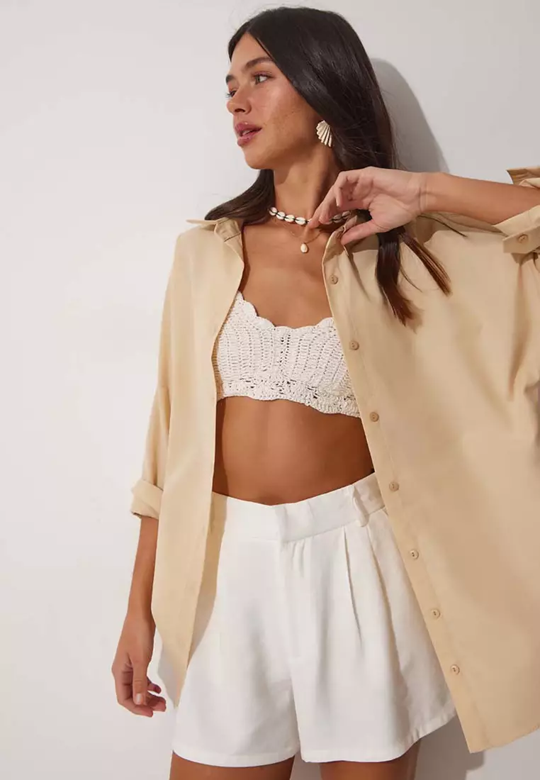 Oversize Long Basic Shirt