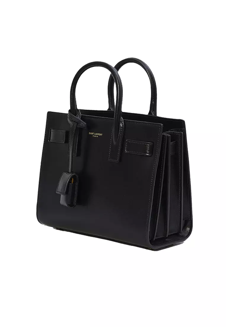 YSL Sac De Jour Nano In Calf Leather Black 39203502G9W