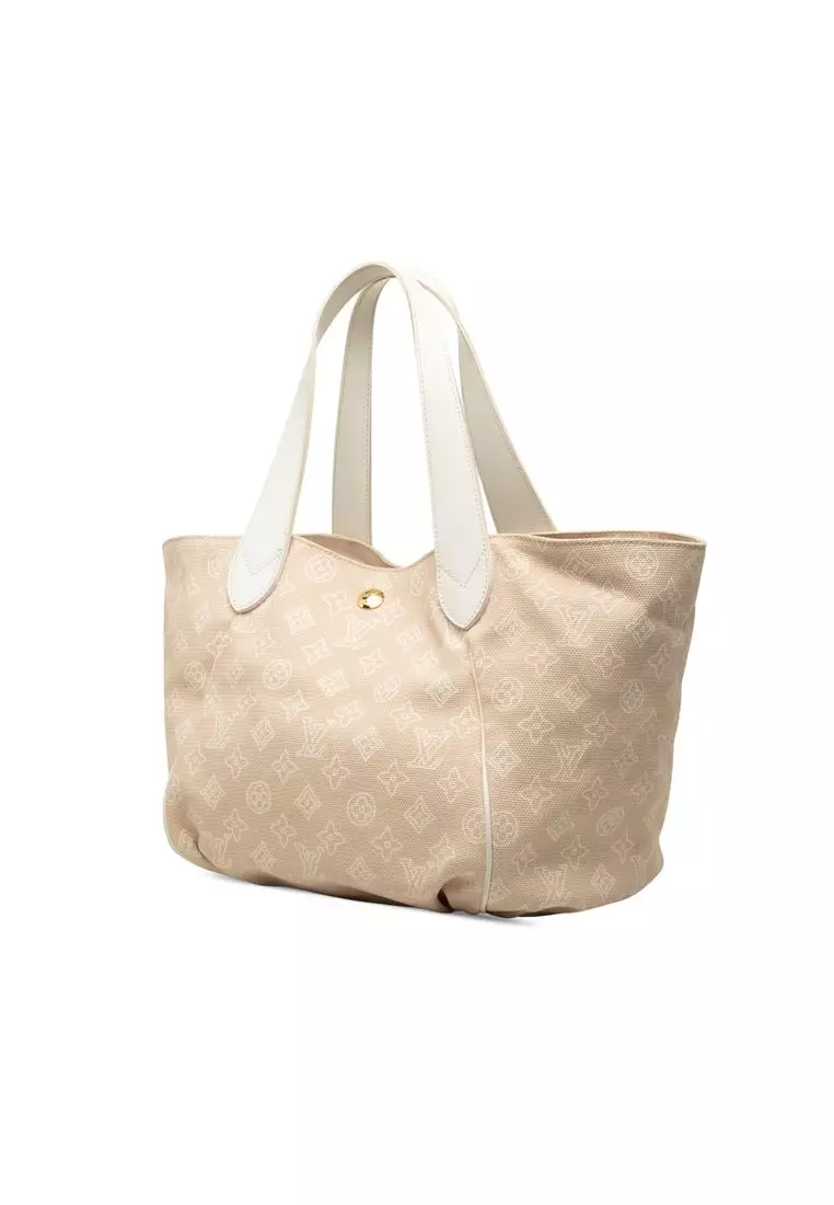 Pre-Loved Louis Vuitton Sable Cabas Ipanema Gm