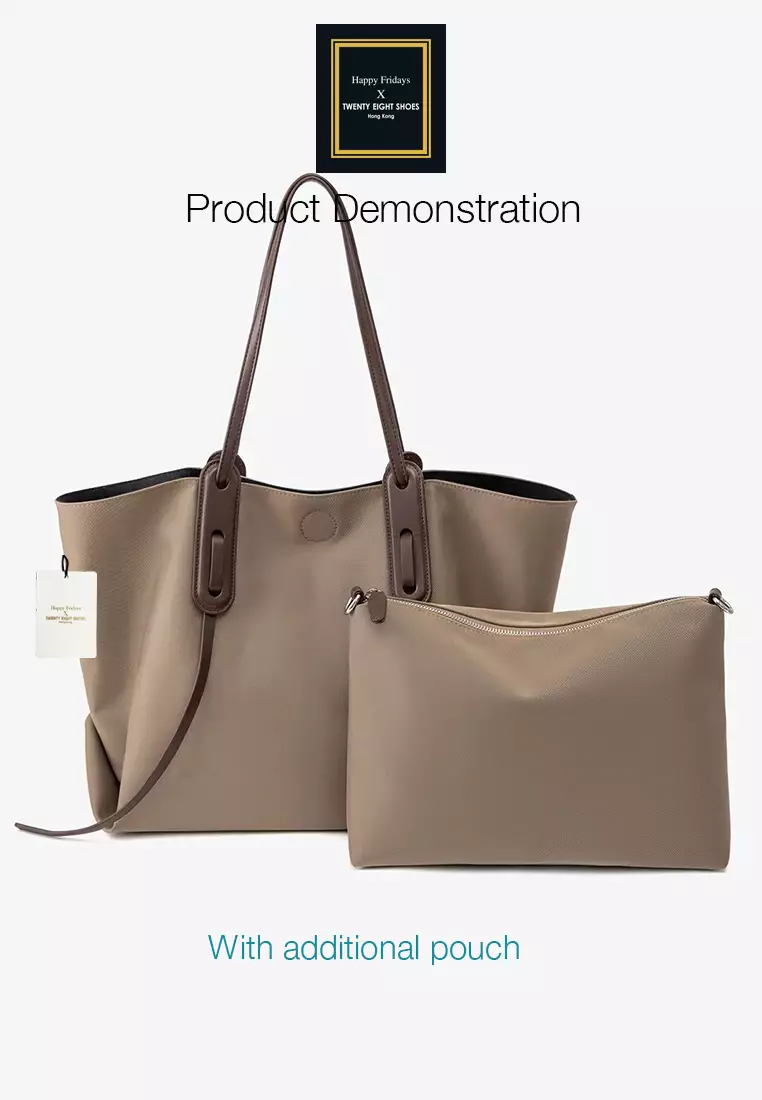 Large Capacity Patch Strap Oxford Nylon Tote Bag JW MJ-0222
