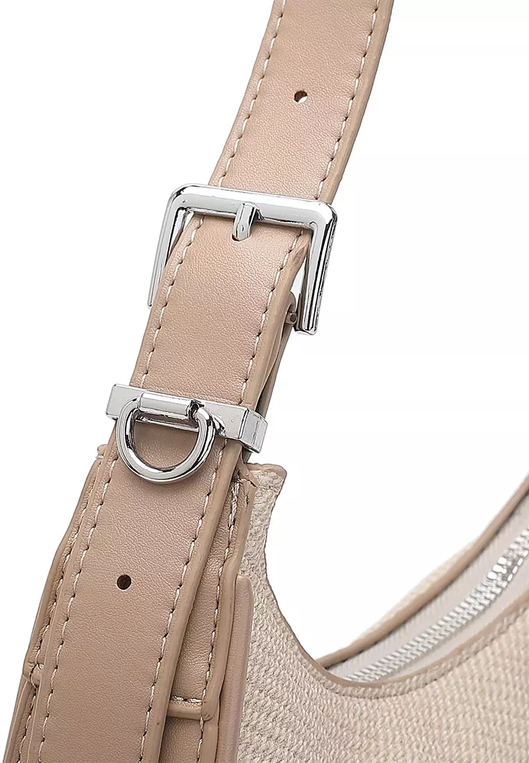 Women's Top Handle Bag / Sling Bag / Crossbody Bag / Shoulder Bag (Tas Tangan Wanita / Tas Selempang Wanita / Tas Bahu Wanita) - Cokelat