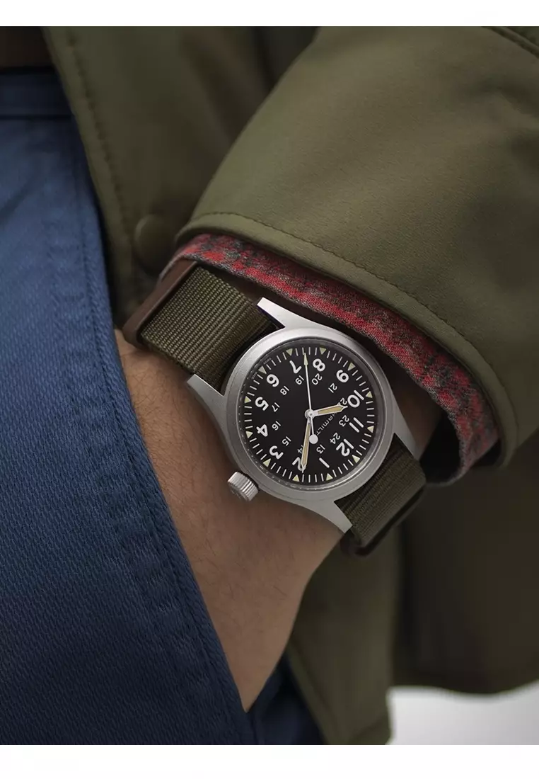 KHAKI FIELD AUTOMATIC MEN WATCH 38mm - HMT-H69439931