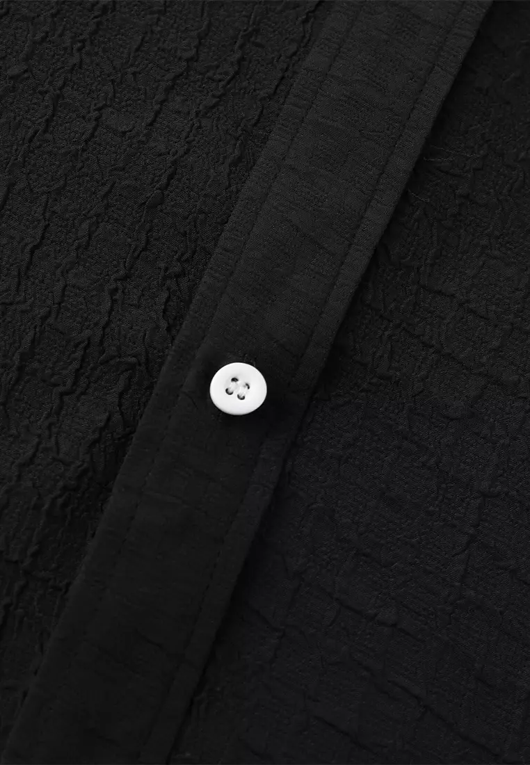 Solid Color Short Sleeve Shirt YL-A108