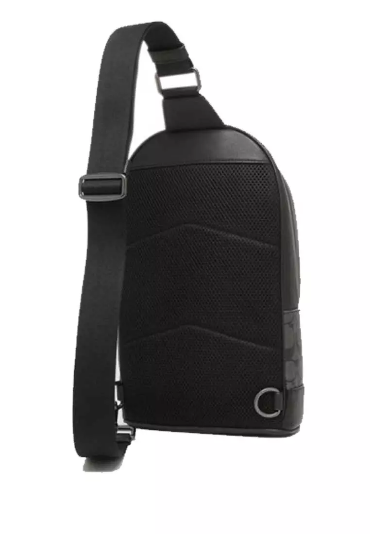 West Pack In Signature Canvas With Varsity Stripe