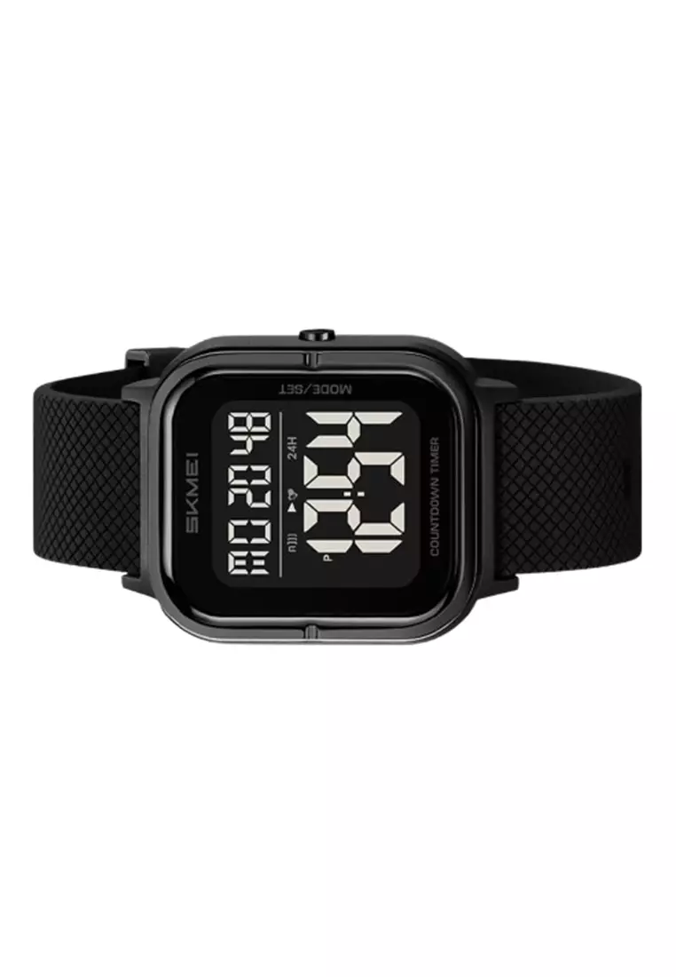 Jam Tangan Digital Pria SKMEI 2316 Water Resist TPU ORIGINAL - Black 