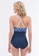 Sunseeker navy Mono Folige One-piece Swimsuit C5AF4US996383DGS_2