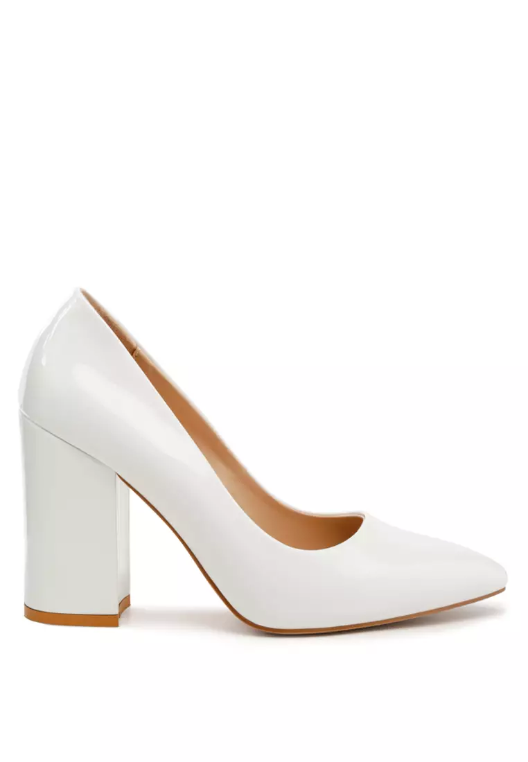 Formal block deals heel shoes