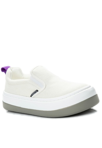 Twenty Eight Shoes white Canvas Platform Slip-Ons XY5305 33EDESH946D6C3GS_1