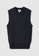 COS blue Racked-Stitch Knitted Vest 5F57EAAE1B3BF8GS_5