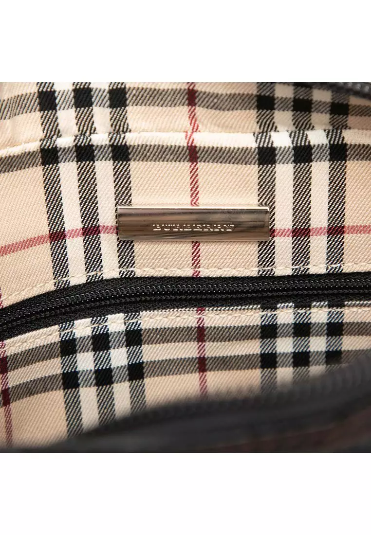 Pre-Loved Burberry Calfskin Crossbody