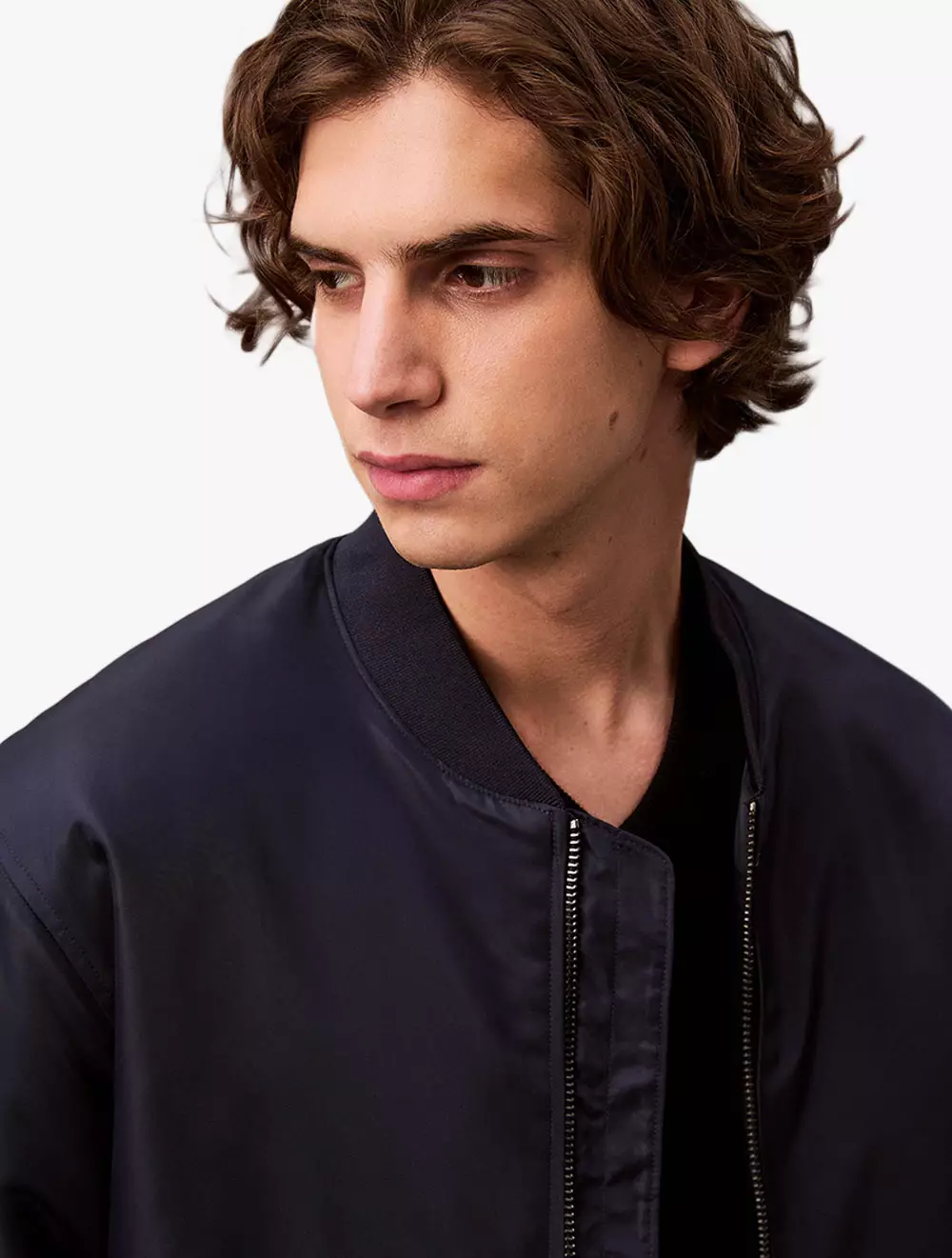 Calvin Klein - Padded Nylon Bomber Jacket - Sapphire - navy
