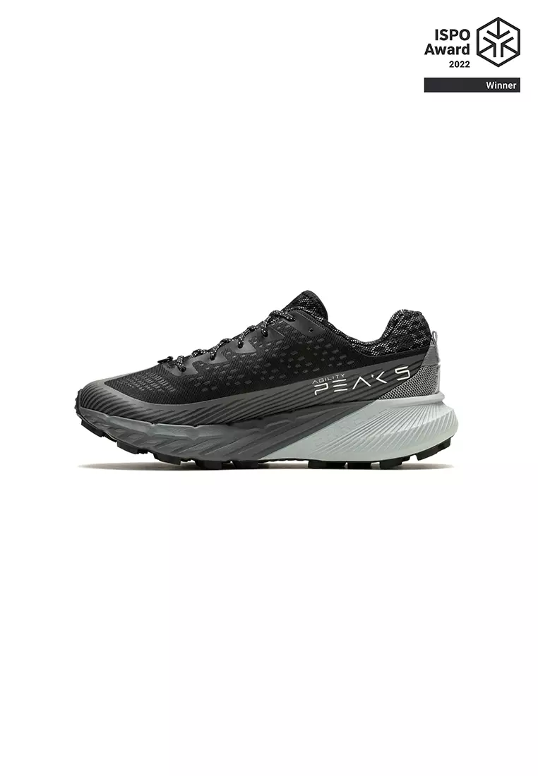 Agility Peak 5-Black/Granite Mens Trail Running Shoes