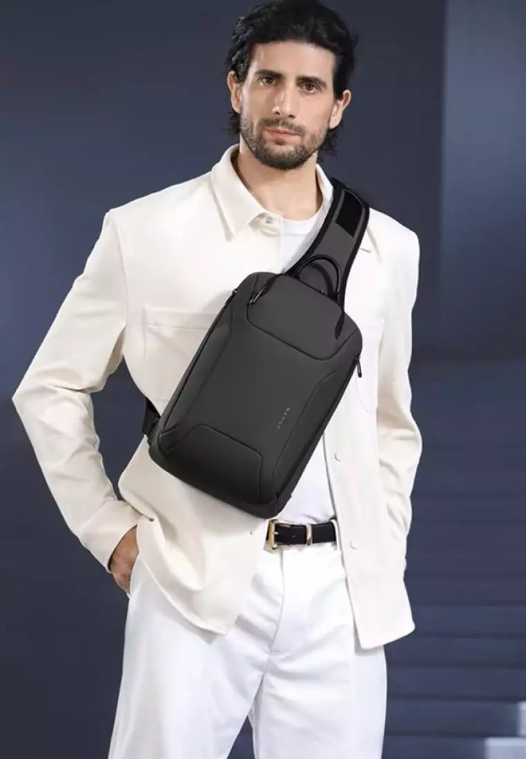 Bange BG8031 Tas Selempang Pria Sling Bag Pria crossbody bag- BLACK