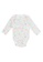 Du Pareil Au Même (DPAM) white Ditsy Printed Long Sleeve Bodysuit 423F9KAED4C9BAGS_1