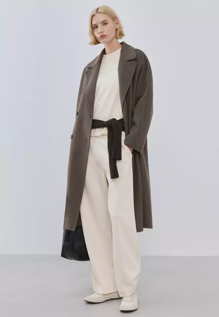 Straight-Fit Cotton Trousers