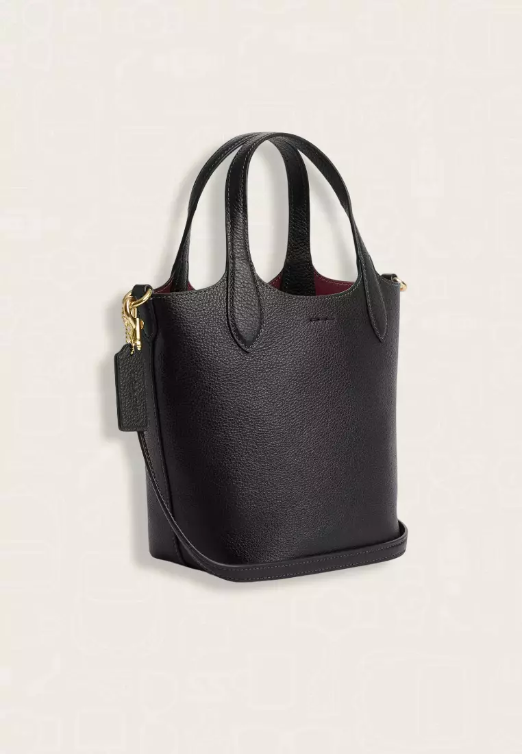 Coach Hanna Bucket Bag Black