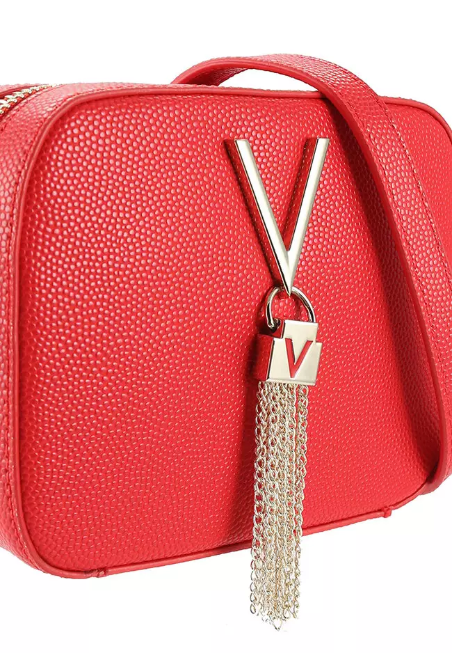 Valentino Divina Clutch Rosso Bag