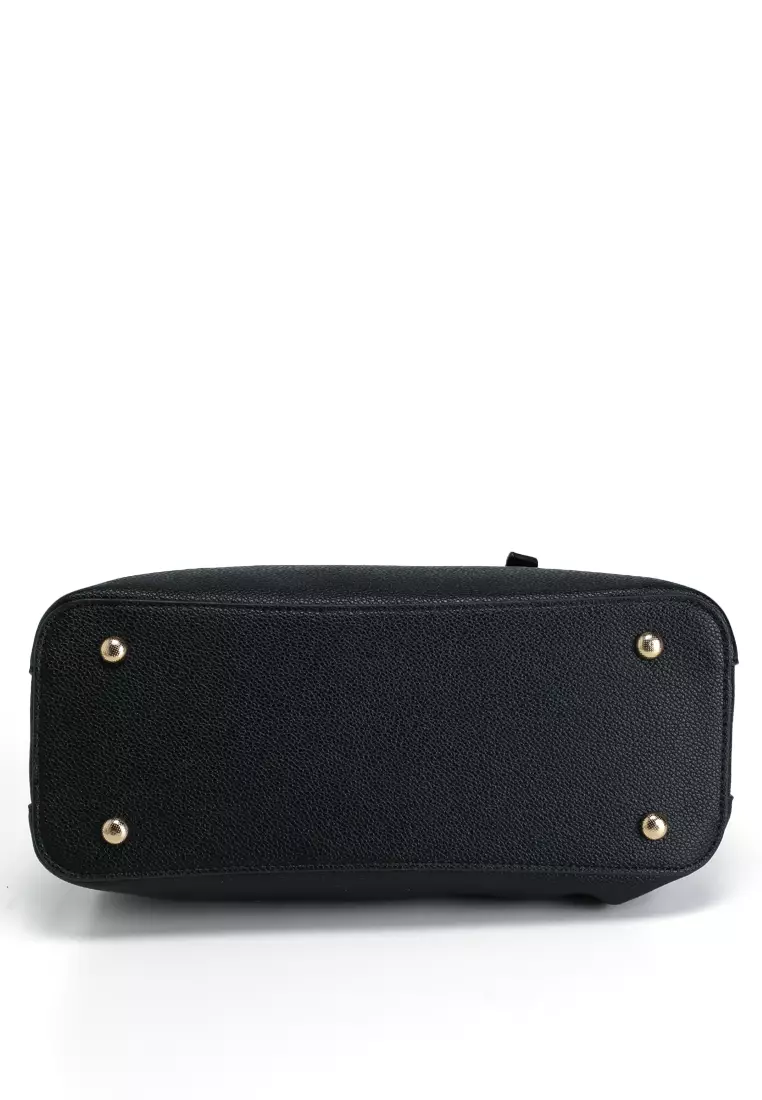 Pebbled Multi-Compartment Tote