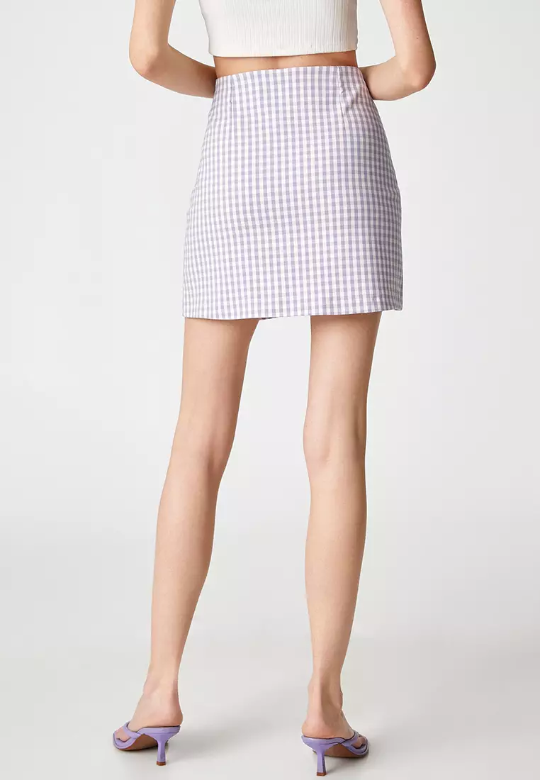 Plaid best sale skirt zalora