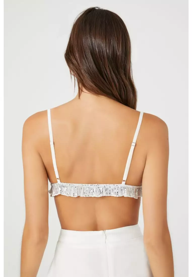 Buy FOREVER 21 Metallic Sequin Bralette 2024 Online ZALORA