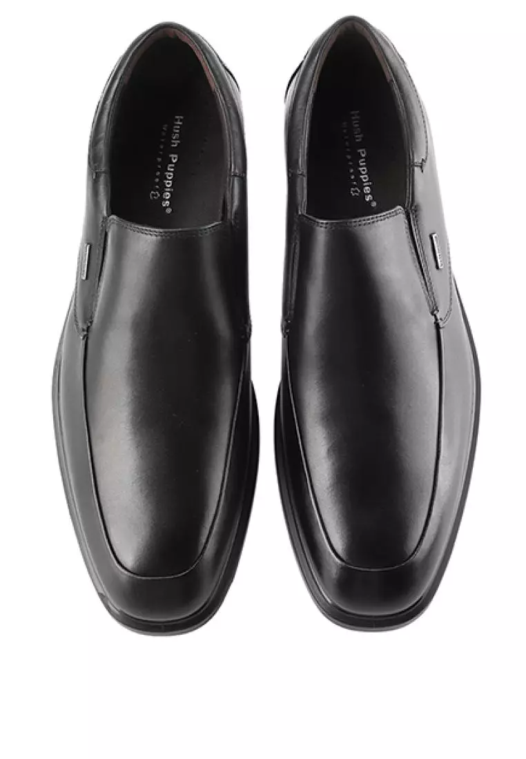 Mens black hot sale hush puppies