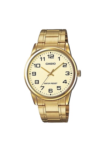 CASIO gold Casio Classic Analog Watch (MTP-V001G-9B) 100CDAC4CA35EEGS_1