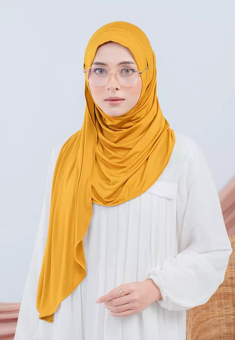 HIJAB INSTAN FAYZA - HOT MUSTARD