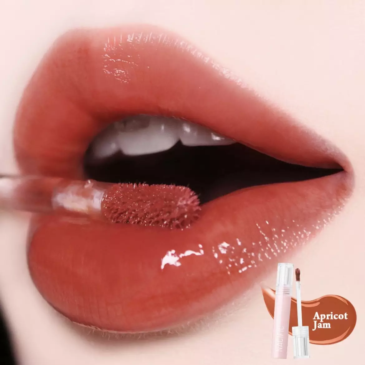 Nacific Glossy Mood Lip Tint - Apricot Jam