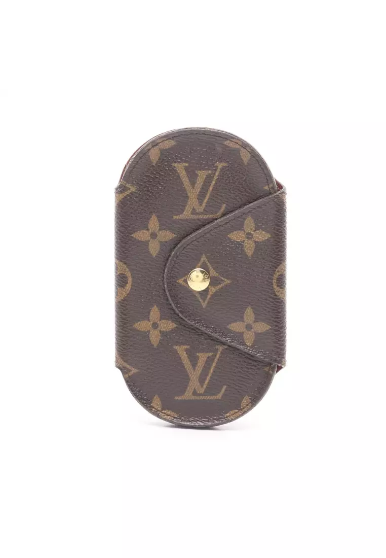 Authentic LOUIS VUITTON Monogram Perfo Pochette Kure M95186 Coin & Key Case  NIB