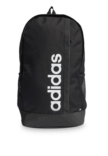 ADIDAS 黑色 essentials logo backpack 428DBAC9012AF7GS_1
