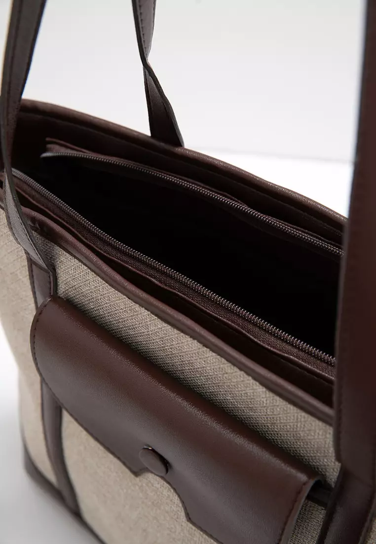 Tekka Livi Tote Bag Brown